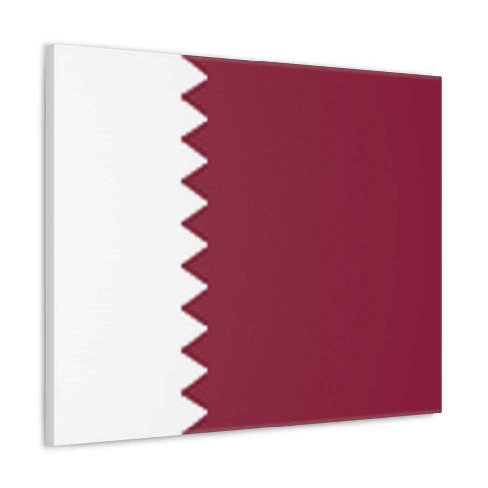 Qatar Country Flag Canvas Vibrant Wall Art Unframed Home Decor